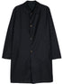 pinstripe single-breasted coat